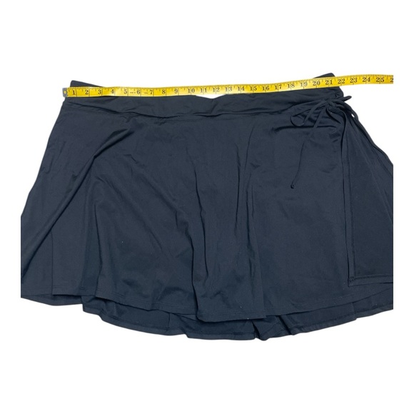 Halara Side Tie Skirt w Shorts - Black 4X - Picture 3 of 5
